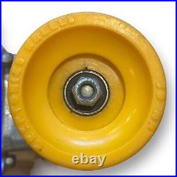 70s G&S Fibreflex double cutaway Slalom Skateboard 70mm Yellow Star Trac 70s G&S Fibreflex double cutaway Slalom Skateboard 70mm Yellow Star Trac