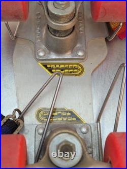 70s Rare Tracker Trekker's Skateboard Trucks Roller Skates Rainbow Strap