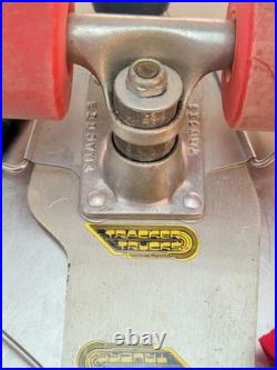 70s Rare Tracker Trekker's Skateboard Trucks Roller Skates Rainbow Strap