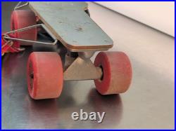 70s Rare Tracker Trekker's Skateboard Trucks Roller Skates Rainbow Strap