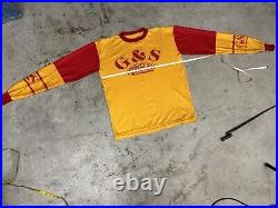 70s Vtg G&S Skateboard Jersey Long Sleeve Shirt Freestyle Slalom Old Skate XL