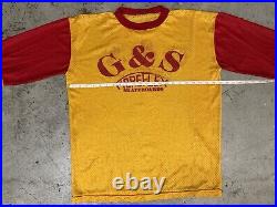 70s Vtg G&S Skateboard Jersey Long Sleeve Shirt Freestyle Slalom Old Skate XL