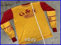 70s Vtg G&S Skateboard Jersey Long Sleeve Shirt Freestyle Slalom Old Skate XL