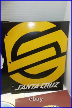 7 Vintage Skateboard file folders-Birdhouse, Element, Blind, Santa Cruz, World, Zero