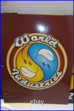 7 Vintage Skateboard file folders-Birdhouse, Element, Blind, Santa Cruz, World, Zero