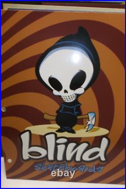 7 Vintage Skateboard file folders-Birdhouse, Element, Blind, Santa Cruz, World, Zero