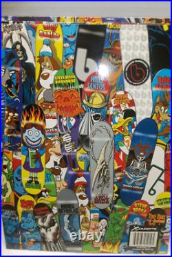 7 Vintage Skateboard file folders-Birdhouse, Element, Blind, Santa Cruz, World, Zero