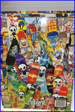 7 Vintage Skateboard file folders-Birdhouse, Element, Blind, Santa Cruz, World, Zero