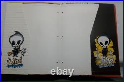 7 Vintage Skateboard file folders-Birdhouse, Element, Blind, Santa Cruz, World, Zero