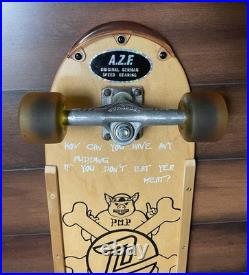 80's Vintage Z-Flex Pig P. O. P. (Pacific Ocean Pier) Skateboard. Sims Dogtown