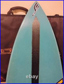 80s VTG T&C Town Country Hawaii Epoxy Thruster Quad Shortboard Surfboard