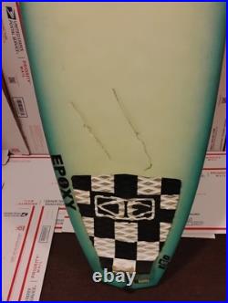 80s VTG T&C Town Country Hawaii Epoxy Thruster Quad Shortboard Surfboard