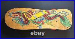 80s vintage skateboard Sports Kids Alien/Dragon In Great Shape. Bearings Are A+