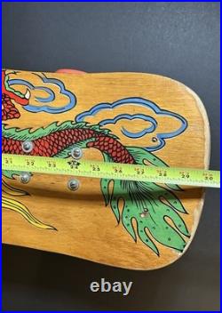 80s vintage skateboard Sports Kids Alien/Dragon In Great Shape. Bearings Are A+
