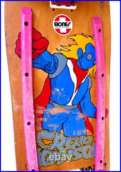 86 Craig Johnson Zorlac Old School OG Superhero Skateboard Alva Peralta Vtg Rare