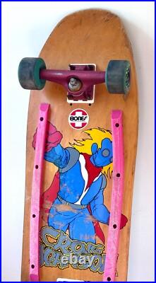 86 Craig Johnson Zorlac Old School OG Superhero Skateboard Alva Peralta Vtg Rare