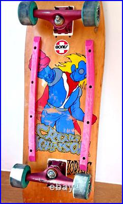 86 Craig Johnson Zorlac Old School OG Superhero Skateboard Alva Peralta Vtg Rare