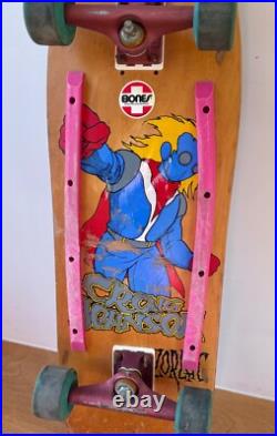 86 Craig Johnson Zorlac Old School OG Superhero Skateboard Alva Peralta Vtg Rare