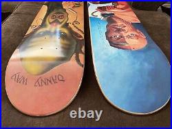 90's Mike Carroll Danny Way CUSTOM VINYL WRAPPED Skateboard Decks PLZ READ