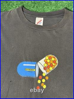 90's Rob Dyrdek Alien Workshop 2XL XL Vintage Shirt Black 500mg Pill Birdhouse