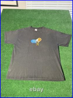 90's Rob Dyrdek Alien Workshop 2XL XL Vintage Shirt Black 500mg Pill Birdhouse