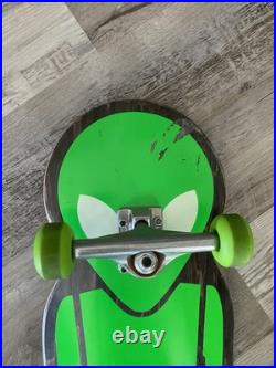 ALIEN WORKSHOP SOLDIER DIE CUT SHAPED SKATEBOARD Complete 9.5 Spitfires+indys