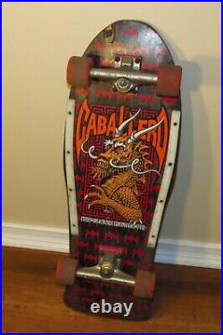 ALL Original 1990 POWELL PERALTA Caballero Skateboard Deck Independent Rat Bones