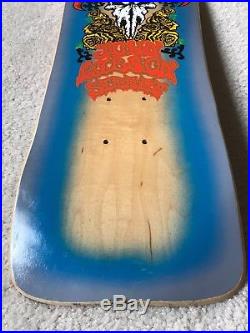 ALVA Skateboard NOS John Tex Gibson Street deck 80's mint vintage RARE blue fade