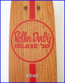 All Original Roller Derby Deluxe #20 Wood Skateboard Loose Ball Bearing Wheels