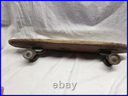 Apollo Rocket Skateship Wooden Skateboard Metal Wheels