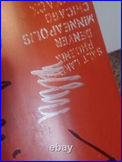Autographed Skateboard Bam Vallely Nyjah Towend Cannon Element Skate Team 2005