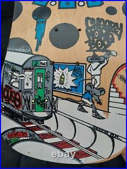 BBC jaime mosberg vintage 1989 skateboard deck