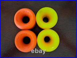 BDS Bulldog Skates Dub Cons Old School ORANGE & YELLOW Skateboard Wheels