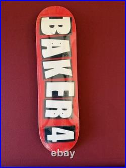 Baker 4 Block Letters Vintage NOS Deck Skateboard Deathwish New Shrink Heyl