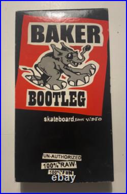 Baker Bootleg VHS Skateboard Video 1999 Andrew Reynolds Jim Greco Heath Kirchart