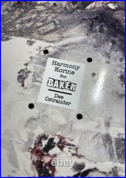 Baker Skateboards Harmony Korine Dee Ostrander Deck 8.0 RARE Supreme KIDS Gummo