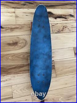 Banzai Blue Aluminum Skateboard Deck Vintage Old School