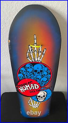 Bill Nomad Danforth 2007 AMERICAN NOMAD CIRCLE OF SKULLS Skateboard Deck 1 of 1
