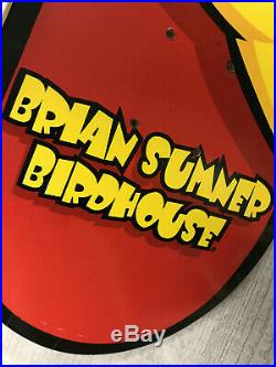 Birdhouse Brian Sumner Skateboard Deck Sean Cliver. Rare. Screened