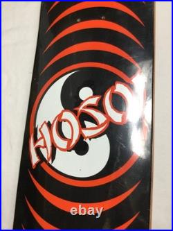 Black Label Christian Hosoi Yin Yang Graphic Black Red White Size 8 Skateboard D