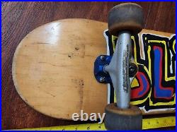 Blind Skateboard Vintage Deck blue red yellow logo 1990s retro vintage board