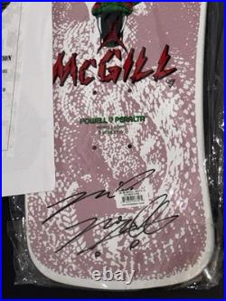 Bones Brigade Powell Peralta Mike Mcgill Signed Auto'd BLEM Skateboard Deck RARE