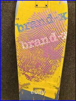 Brand-X Skateboards Thumbprint Deck Original! Not Reissue