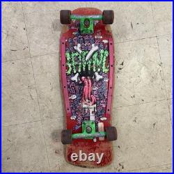 Brand x riot stick skateboard complete vtg 80s 1986 gullwing santa cruz schmitt