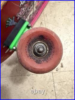 Brand x riot stick skateboard complete vtg 80s 1986 gullwing santa cruz schmitt