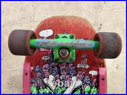 Brand x riot stick skateboard complete vtg 80s 1986 gullwing santa cruz schmitt