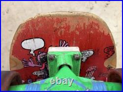 Brand x riot stick skateboard complete vtg 80s 1986 gullwing santa cruz schmitt