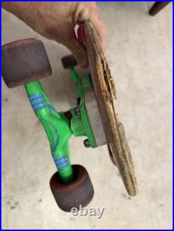 Brand x riot stick skateboard complete vtg 80s 1986 gullwing santa cruz schmitt