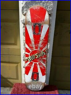 Chad Muska Vintage Skateboard Deck Original Rising Sun 2001 Rare Shorty's Hawk
