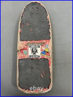 Complete Vintage 1987 Santa Cruz Duane Peters Skateboard Independent Kryptonics